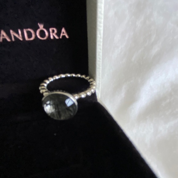 Pandora Rutile Quartz Bubble Ring - Picture 4 of 12